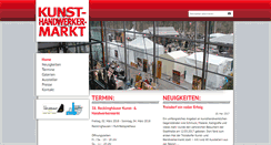 Desktop Screenshot of kunstmarkt-recklinghausen.de